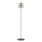 Jube Floor Lamp - Matt Black / Smoky Transparent