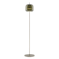 Jube Floor Lamp - Matt Steel / Old Green Transparent