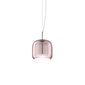 Jube Medium Pendant SP P - Matt Steel / Light Amethyst White / LED 2700K