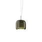 Jube Medium Pendant SP P - Matt Steel / Old Green White / LED 2700K