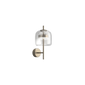 Jube Small Wall Lamp - Matt Steel / Crystal Transparent / LED 2700K