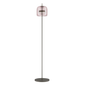 Jube Small Floor Lamp - Matt Black / Light Amethyst Transparent / LED 2700K