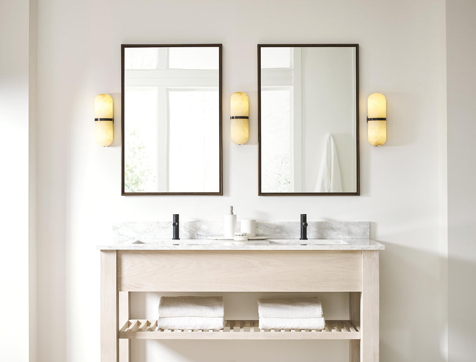 Melange Pill Form Sconce, a premium Decorative light by Visual Comfort. Close - up image of its design.