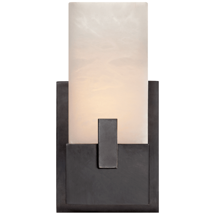 Covet Short Clip Bath Sconce in Bronze