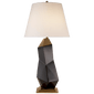 Bayliss Table Lamp in Black with Linen Shade