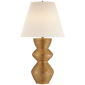 Utopia Table Lamp in Gild with Linen Shade