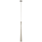 Utopia Tall Pendant in Polished Nickel