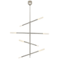 Rousseau Large Articulating Chandelier, a premium Chandelier light by Visual Comfort & Co. Close - up image of its design.