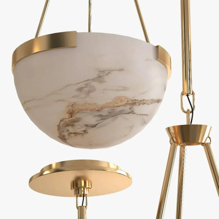 Melange Small Pendant, a premium Pendant light by Visual Comfort & Co. Close - up image of its design.