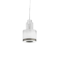Pendente Medea SP 2 - Matte Steel / Bianco sfumato