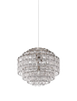 Lampada a sospensione Minigiogali SP 65 - Matte Bronze / Cristallo d'argento