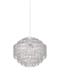 Lampada a sospensione Minigiogali SP 65 - Glossy Chrome / Cristallo trasparente