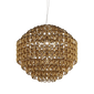 Pendente Minigiogali SP 85 - Matte Bronze / Cristallo Oro