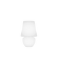 Naxos Medium Table Lamp - Glossy White / White Matt