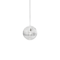 Pendente Oro - Matt White / Crystal transparent / G9