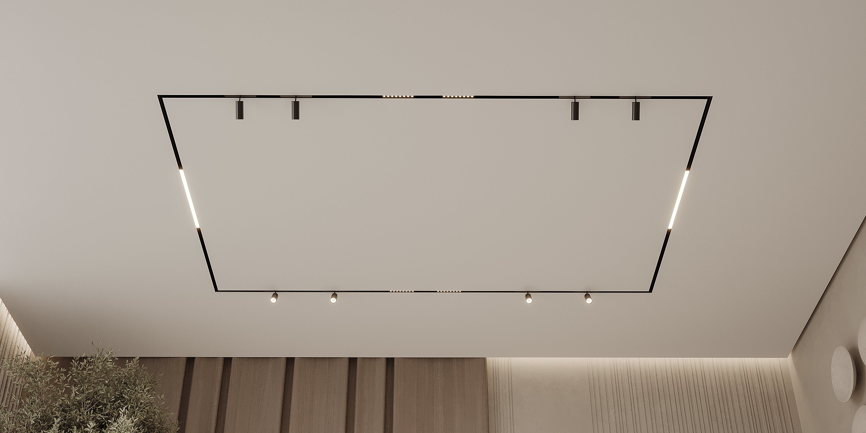 X-Rail Rectangular Track Lighting System