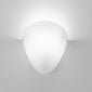 Ovalina Medium Wall Lamp - White Glossy