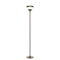 Peggy Small Floor Lamp - Anique Brass / White Glossy