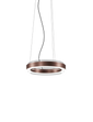 Lampada a sospensione Phoenix - Matte Copper / Cristallo trasparente
