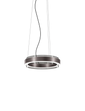 Lampada a sospensione Phoenix - Matte Black Nickel / Trasparente fumé