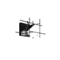 Plot Frame Medium Wall Lamp - Matt Black / White Glossy / LED 2700K