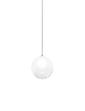 Lampada a sospensione Puppet grande SP G - Glossy Chrome / Bianco sfumato