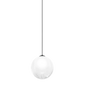 Lampada a sospensione Puppet grande SP G - Matte Black / Bianco sfumato
