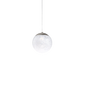 Rina Small Pendant - Matt Steel / White Murrina / L22BB