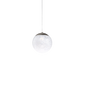 Rina Small Pendant - Matt Black Nickel / White Murrina / L22BB