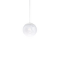 Rina Small Pendant - Matt White / White Murrina / G9
