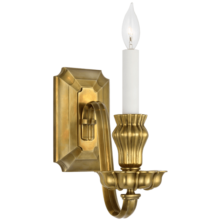 Falaise Single Sconce, a premium Decorative light by Visual Comfort & Co. Close - up image of its design.