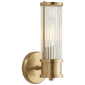 Allen Single Sconce, a premium Bath light by Visual Comfort & Co. Close - up image of its design.