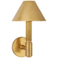 Barrett Small Single Knurled Sconce, a premium Decorative light by Visual Comfort & Co. Close - up image of its design.