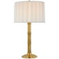 Downing Large Table Lamp, a premium Decorative light by Visual Comfort & Co. Close - up image of its design.