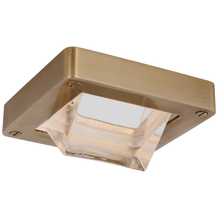 Rolland 5" Solitaire Flush Mount, a premium Flush Mount light by Visual Comfort & Co. Close - up image of its design.