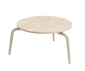 Rodona Side Table Ø45 H26 - White Wash Textured
