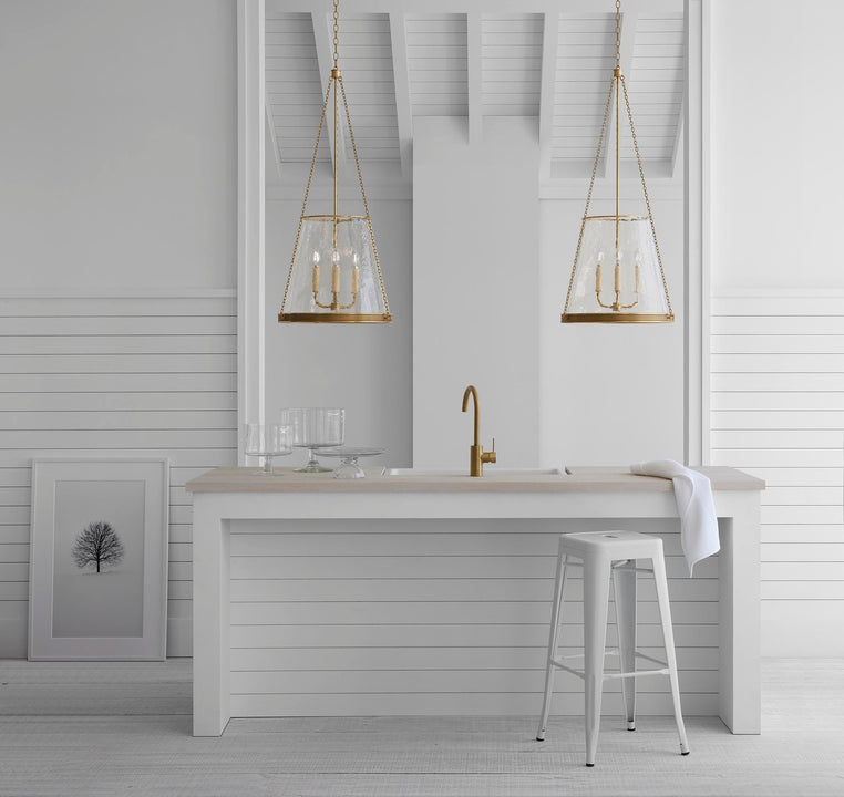 Reese 18" Pendant, a premium Pendant light by Visual Comfort. Close - up image of its design.