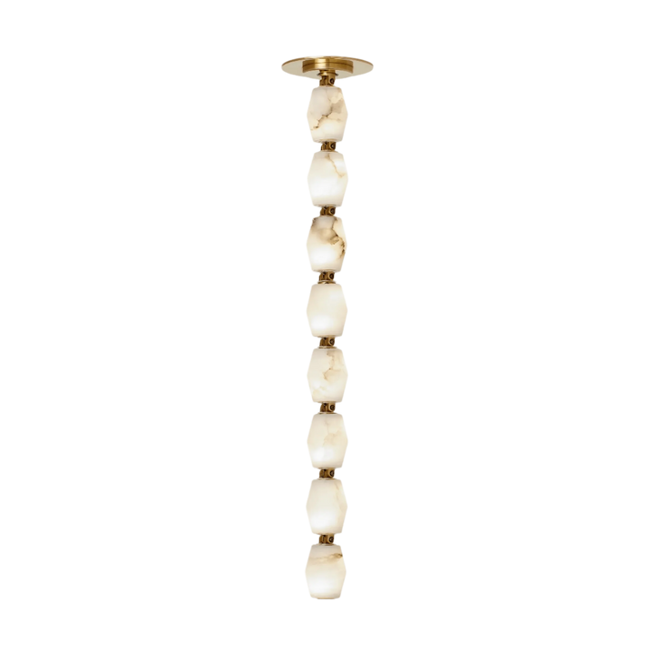 Collier Alabaster 24 Pendant, a premium Pendant light by Visual Comfort & Co. Close - up image of its design.