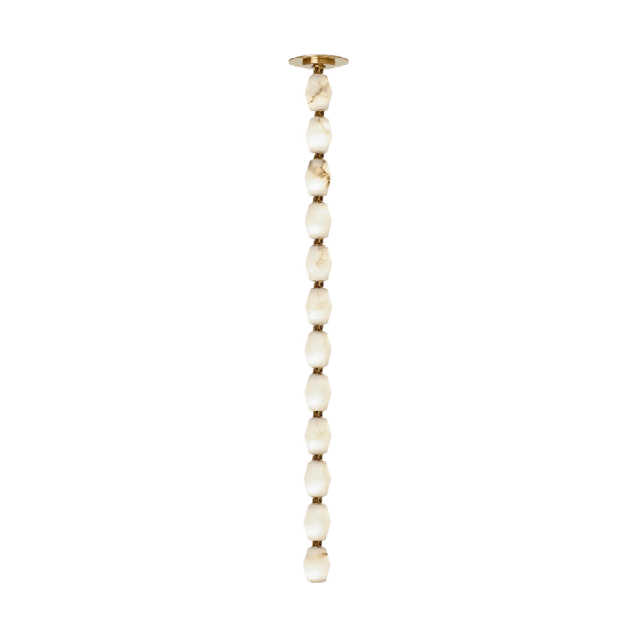 Collier Alabaster 36 Pendant, a premium Pendant light by Visual Comfort & Co. Close - up image of its design.