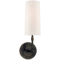 Ziyi Sconce in Bronze with Linen Shade