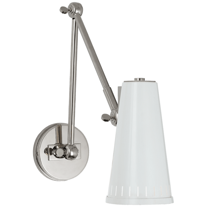 Antonio Adjustable Two Arm Wall Lamp, a premium Functional light by Visual Comfort & Co. Close - up image of its design.