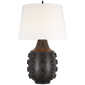 Orly Large Table Lamp in Garden Bronze with Linen Shade