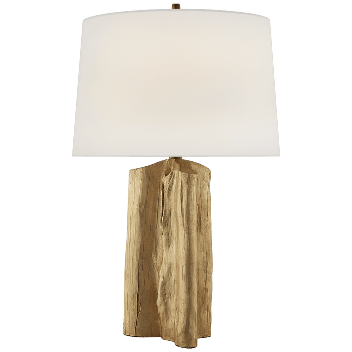 Sierra Buffet Lamp in Gild with Linen Shade