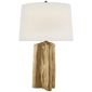 Sierra Buffet Lamp in Gild with Linen Shade