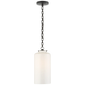 Katie Cylinder Pendant, a premium Pendant light by Visual Comfort & Co. Close - up image of its design.