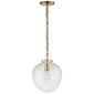 Katie Acorn Pendant, a premium Pendant light by Visual Comfort. Close - up image of its design.