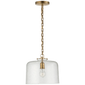 Katie Dome Pendant, a premium Pendant light by Visual Comfort. Close - up image of its design.