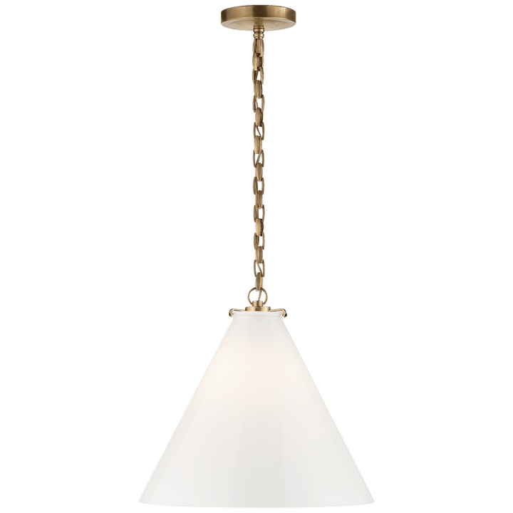 Katie Conical Pendant, a premium Pendant light by VCGallery Italy. Close - up image of its design.