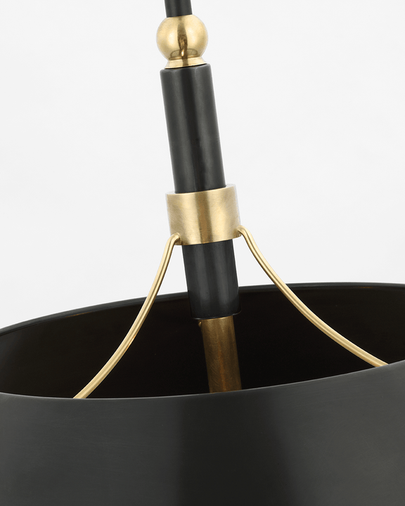 Turlington Large Pendant, a premium Pendant light by Visual Comfort & Co. Close - up image of its design.