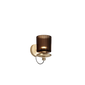 Tread Small Wall Lamp - Matt Gold / Burnt Earth Transparent / LED 2700K